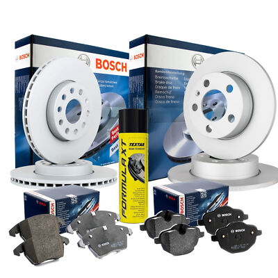 BOSCH Bremsensatz CITROEN C3 II DS3 C4 VORN Ø266 HINTEN Ø249 Reiniger