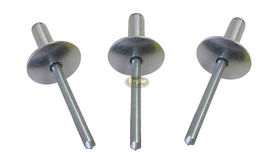 Large Head Alum Mill Rivets Pop Rivet 50ct 3/16