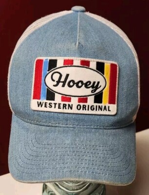 Get Your Hooey Trucker Hat Western Original Snapback Cap Patch Adjustable Mesh