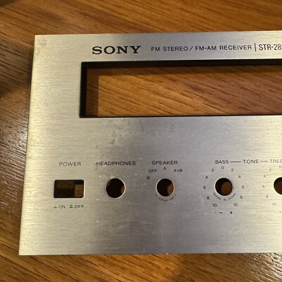Façade Avant Pour Ampli Sony STR-2800L – Faceplate Vintage Hifi – Occasion