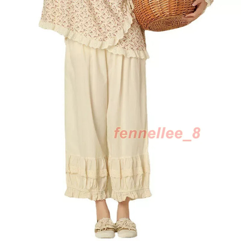Lace Trimmed Bloomer Pants main image 1