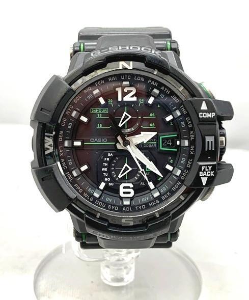 CASIO G-SHOCK GW-A1100-1A3JF SKY COCKPIT GRAVITYMASTER Black used  