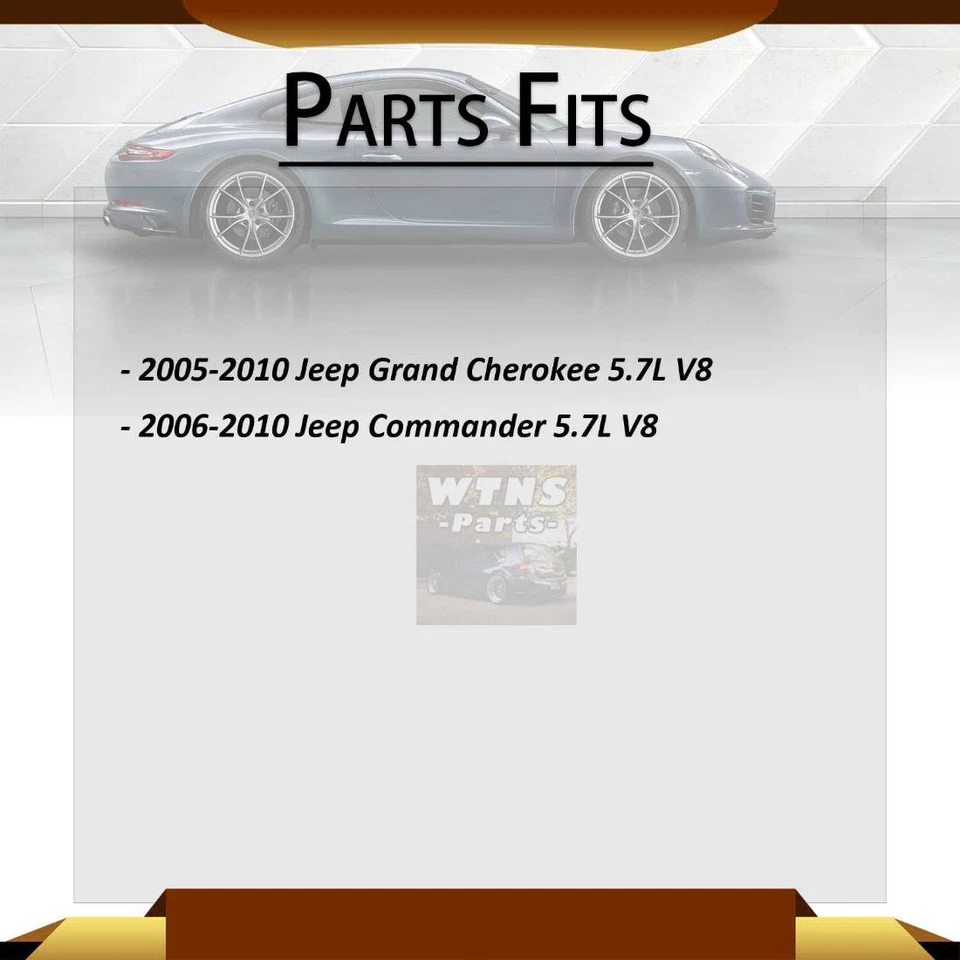 Manguera de refrigerante inferior superior para radiador Jeep Commander 2006-2010 5,7 L 2x Foto 2 de 4