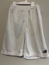 NB New Balance Boys Kids Shorts Athletic White Size 12
