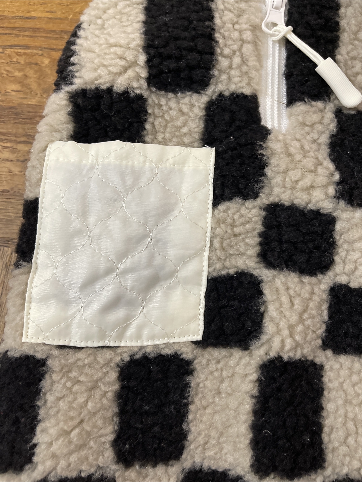 Dog Halloween Costume Winter Checkered Coat Size Small