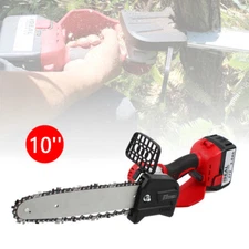 10 inch Electric ChainSaw Cordless Handheld Portable Chain Saw Battery Chainsaw