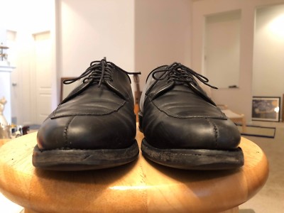 Allen Edmonds Delray Black Men's US7D Leather USA Split Toe