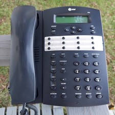 AT T Model 944 4-Line Intercom Transfer  Conf. Corded Office Phone System ATT