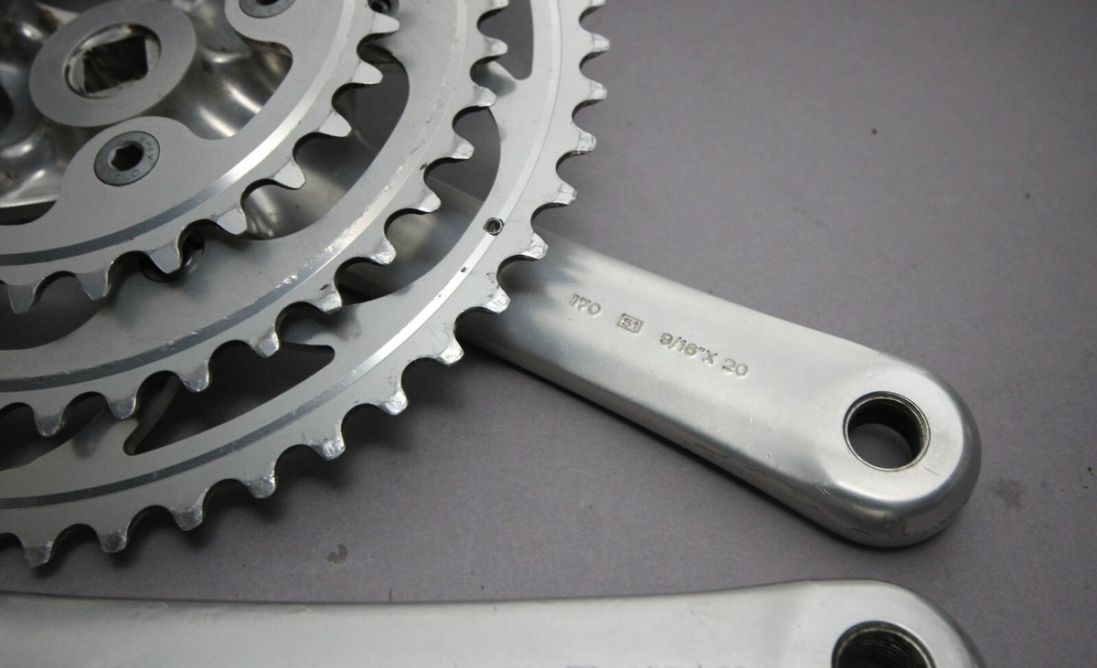 Pédalier Triple Campagnolo Racing T 170 Mm (50-40-30) Pour Vélo Route Et Course