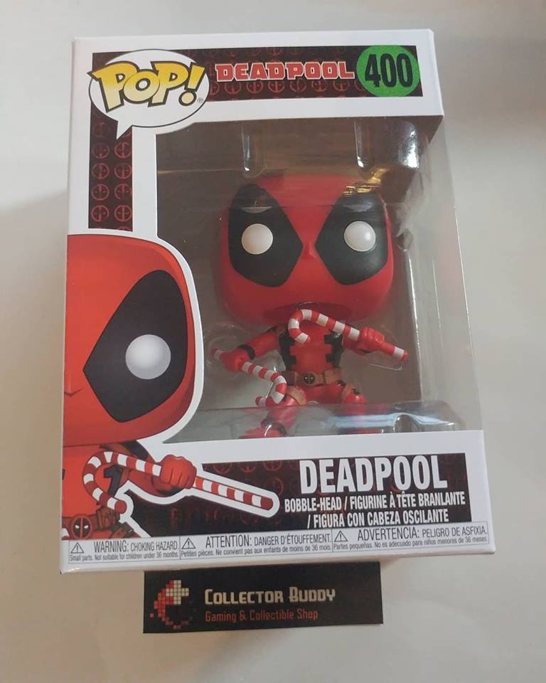 Funko Pop! Marvel 400 Deadpool Holiday with Candy Canes Dead Pool