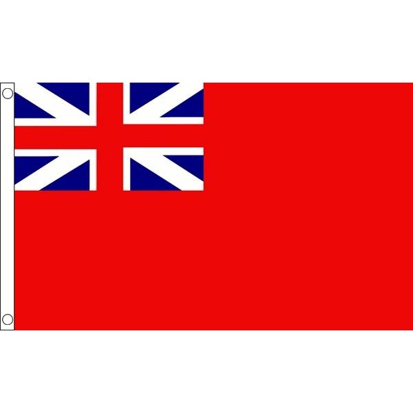 BANDIERA REGNO UNITO INSEGNA NAVALE RED SQUADRON 150x90cm - BANDIERA UK NAVAL EN