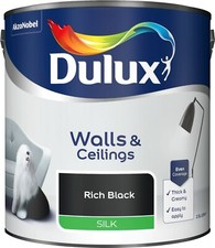 Dulux Emulsion Silk Paint ALL COLOURS 2.5L - Walls & Ceiling