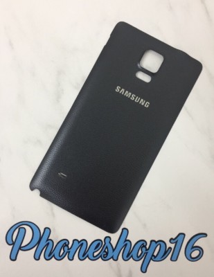 Original Samsung Galaxy Note 4 SM-N910F Akkudeckel Deckel Backcover Schwarz B