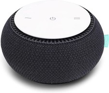 SNOOZ Intelligent White Noise Machine - Built-in Real Fan - Charcoal