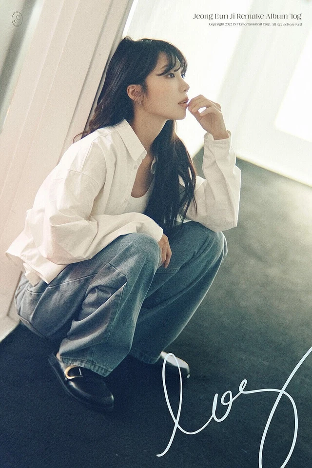 APINK JEONG EUN JI [LOG] Remake Album DAILY Ver CD+Foto buch+Karte+Sticker - Bild 4 von 4