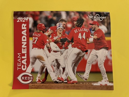 Cincinnati Reds Team Calendar 2024 Elly De La Cruz Color Print Photo ...
