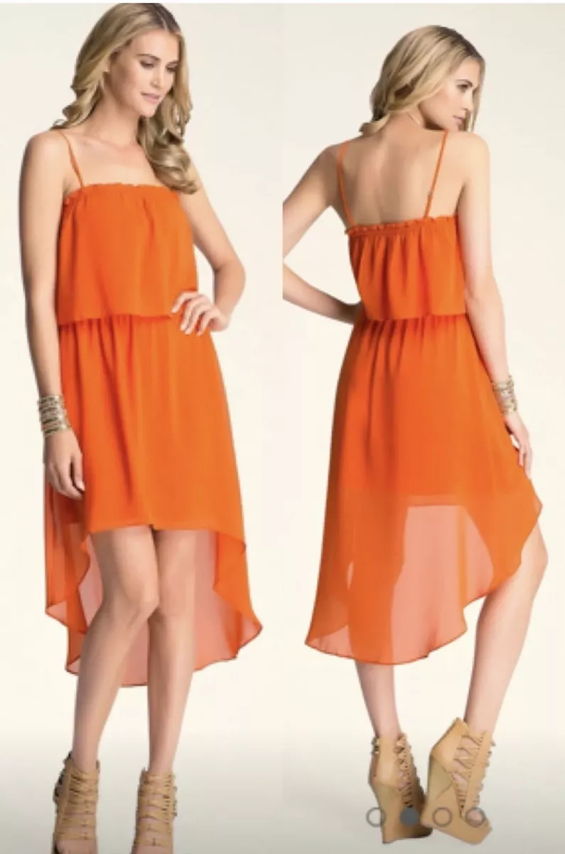 Bebe high low dress clearance