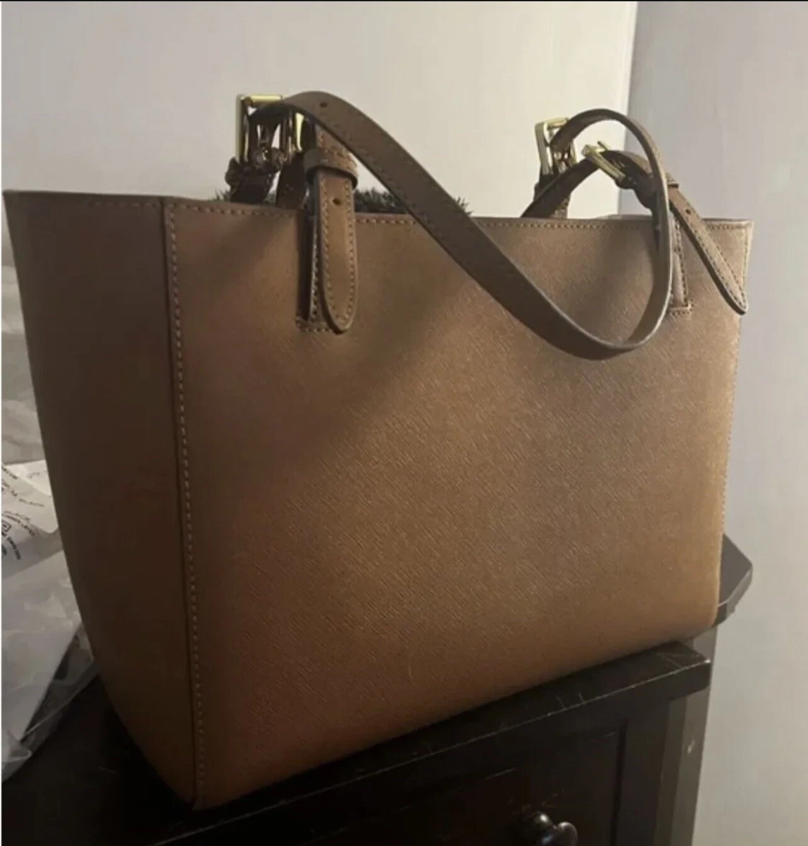 Tory burch emerson large buckle tote cheap