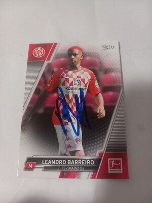 Trading Card signiert Leandro Barreiro FSV Mainz 05 NEU 