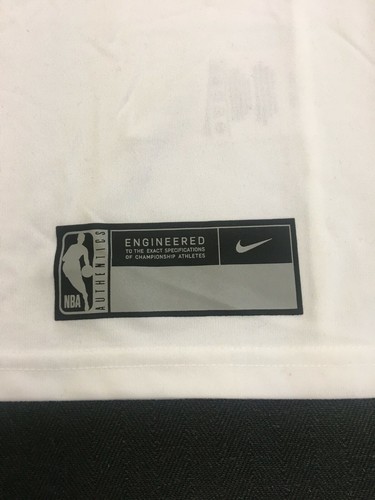 Detroit Pistons Shooting Shirt XLT White & Blue Dri Fit Nike Authentic P.E. NWT - Picture 14 of 30