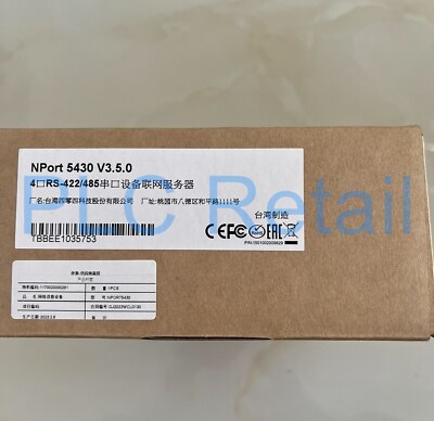 NEW MOXA 4-port RS-422/485 serial device networking server NPort 5430
