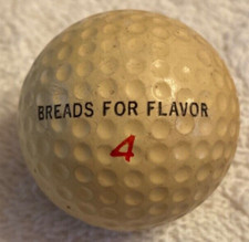 VINTAGE Golf Ball.." BREADS FOR FLAVOR " 1960s, Liquid Center , C PICS.