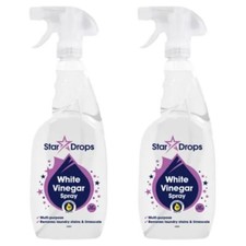 Stardrops Multi Surface Cleaner Spray White Vinegar 750ml x 2 4.33 per litre