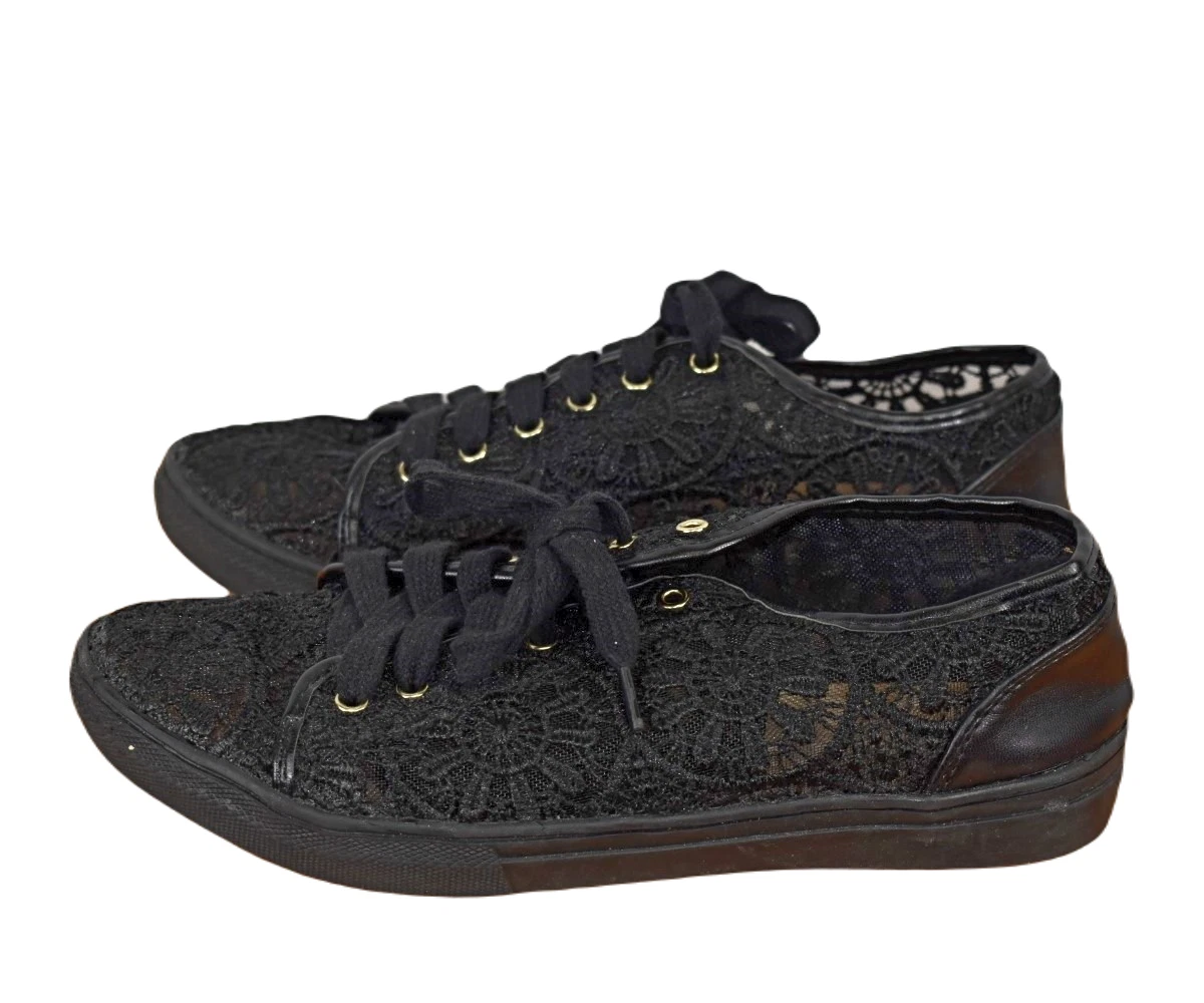 Crochet top canvas shoes