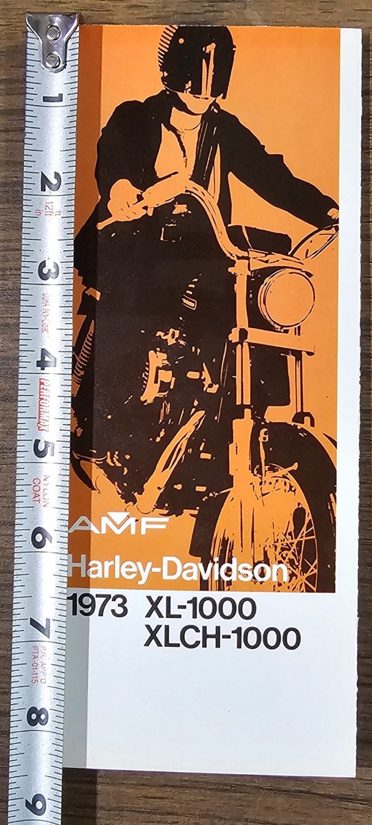 VTG 1973 Harley Davidson Sportster XL-1000 XLCH-1000 NOS AMF