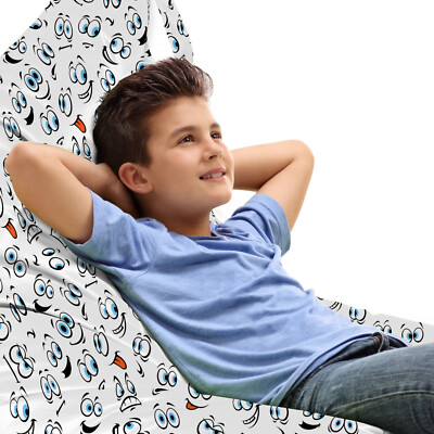 emoticon Spielzeugtasche Sitzsack Sad Hot Happy Face Moods