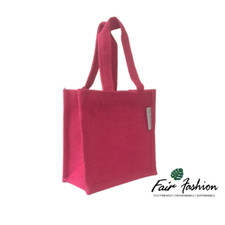 Jute Hessian Colourful Small Lunch / Gift bag / Pouch/ - Natural & BioDegradable