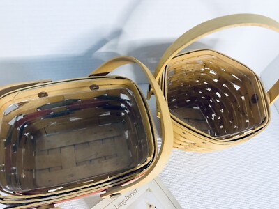 ロンガバーガーバスケット　2 LONGABERGER Baskets SET OF 2 | eBay