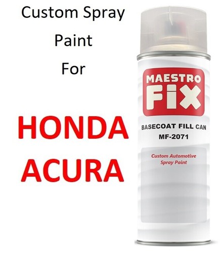 Custom Automotive Touch Up Spray Paint For HONDA and ACURA Cars - Picture 1 of 4