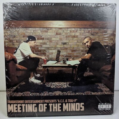 Meeting of the Minds [PA] by A.C.E. & Trai-P (CD) Rare Rap - New