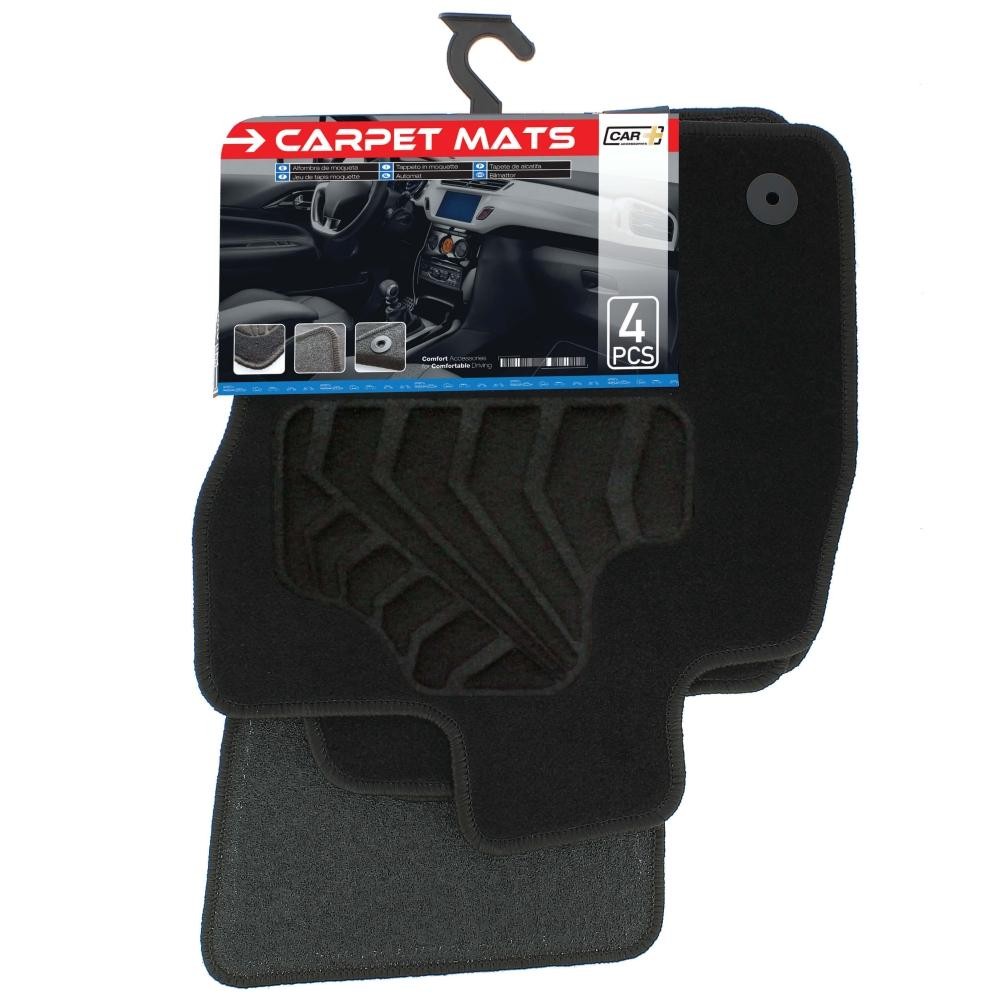 Tapis de sol sur mesure noir en moquette pour Audi A3 8V (4 pièces)