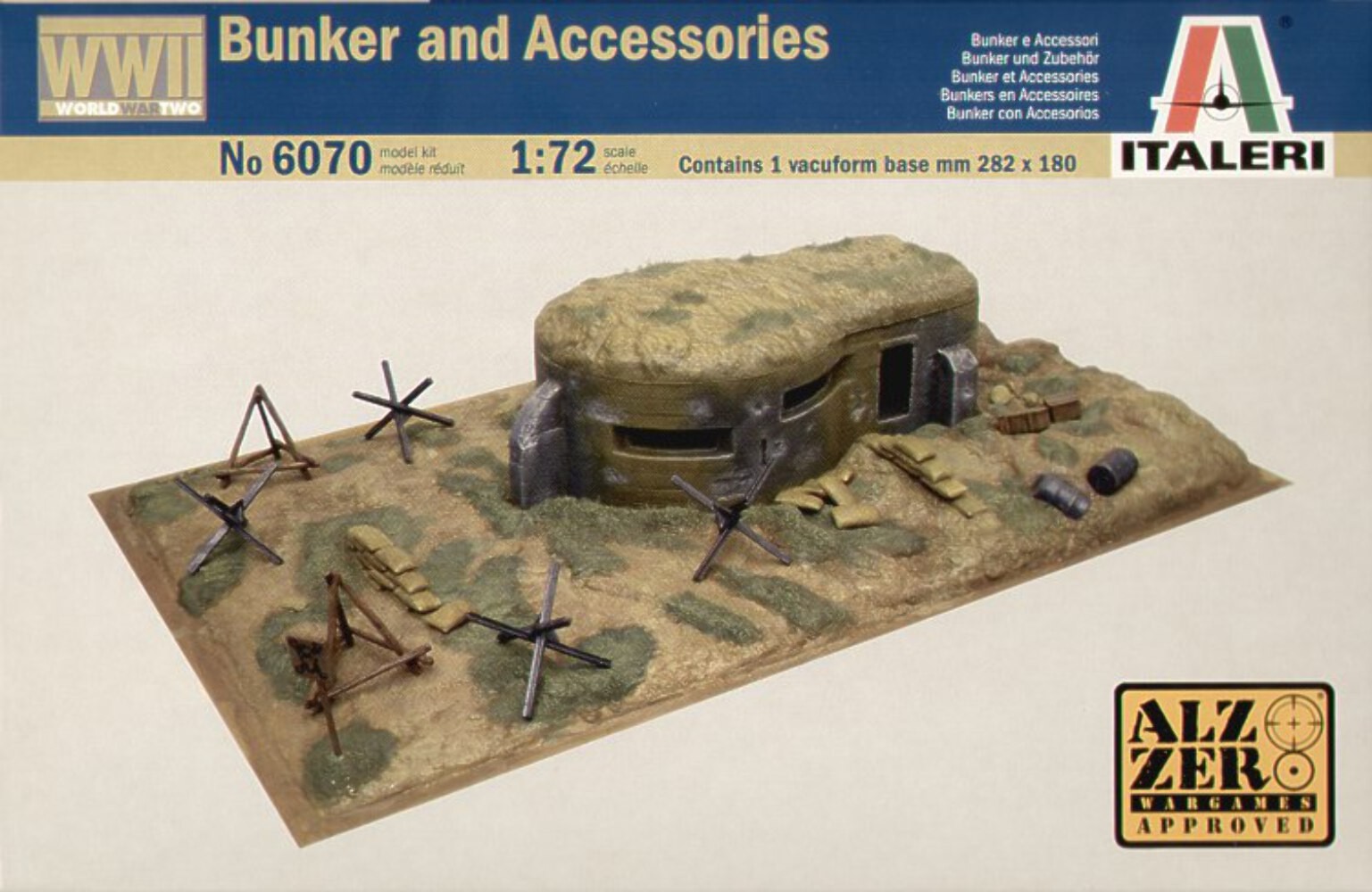 Italeri 6070 1:72 WWII Bunkers and Accessories