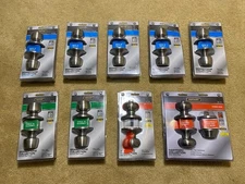 Door Knob Lot Defiant Brandywine Stainless Steel Project Pack Bed Bath Deadbolt