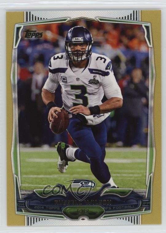 2014 Topps Gold /2014 Russell Wilson #32 00m9