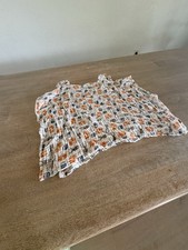 Hudson Baby Car Seat Canopy 100 Cotton Muslin Cover newborn Owls Foxes Orange