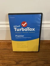 2015 Intuit TurboTax Premier Investments Rental Property Tax CD Windows PC & Mac