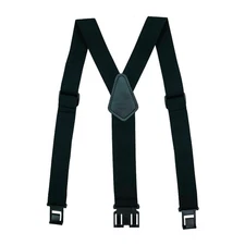 Belt Clip Suspenders for Men's Elastic Hook End Plastic Clip Suspenders Non M