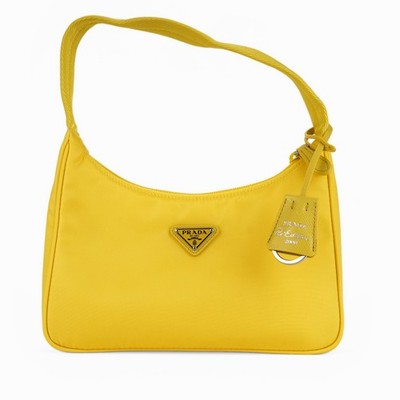Prada Re-Edition 2000 Nylon Mini Bag Pomelo Grün Schultertasche 22*17*6cm