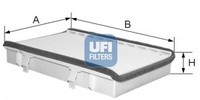 UFI 53.049.00 Innenraumfilter FüR VW Passat B3 B4 1.6-2.9 02.88-05.97