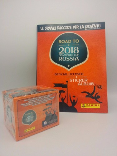 Road To Russia 2018 Empty Album + Box 50 Panini Packs