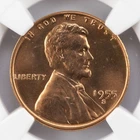 Certified 1955-S Lincoln Cent NGC MS66 Red Wheat Penny