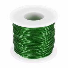 1mm Metallic Elastic Cords Green 27 Yards Each,