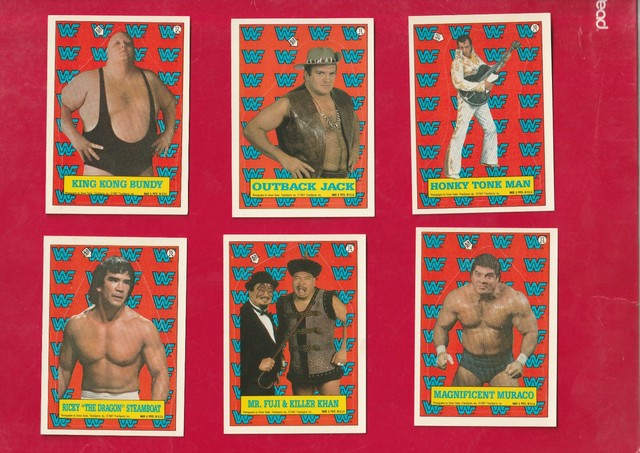 1985-1987 WWF Cards and Stickers D25