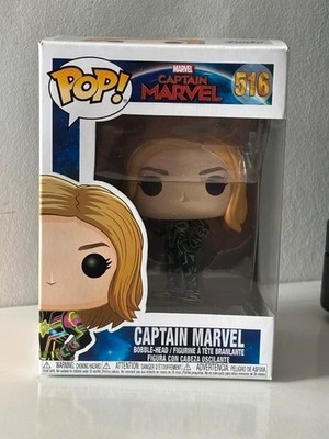 Funko POP! Vinyl Bobble Captain Marvel mit Neon Anzug 516