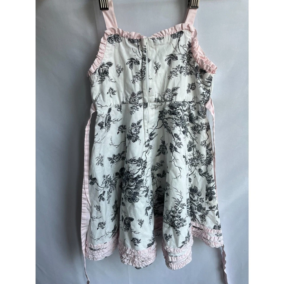 Biscotti Collezioni Girls 100% Cotton Floral Babydoll Dress Size 4 Cute Prairie - Image 2 of 4
