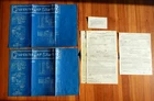 1930 Genuine CLAUDE NEON TUBELITE SIGN blueprint contract OLD VINTAGE original !